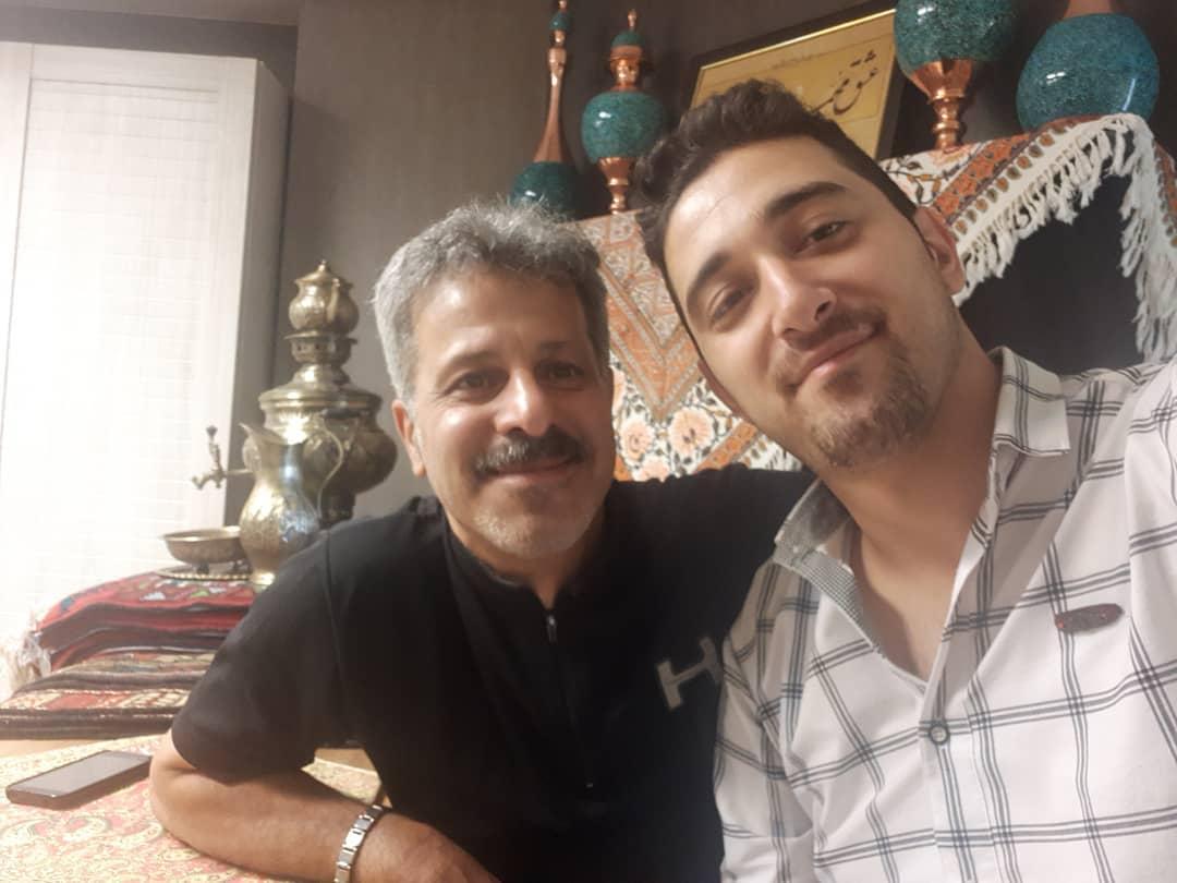تصویری از امیرارسلان ایرانی و بهرام پورثیابی